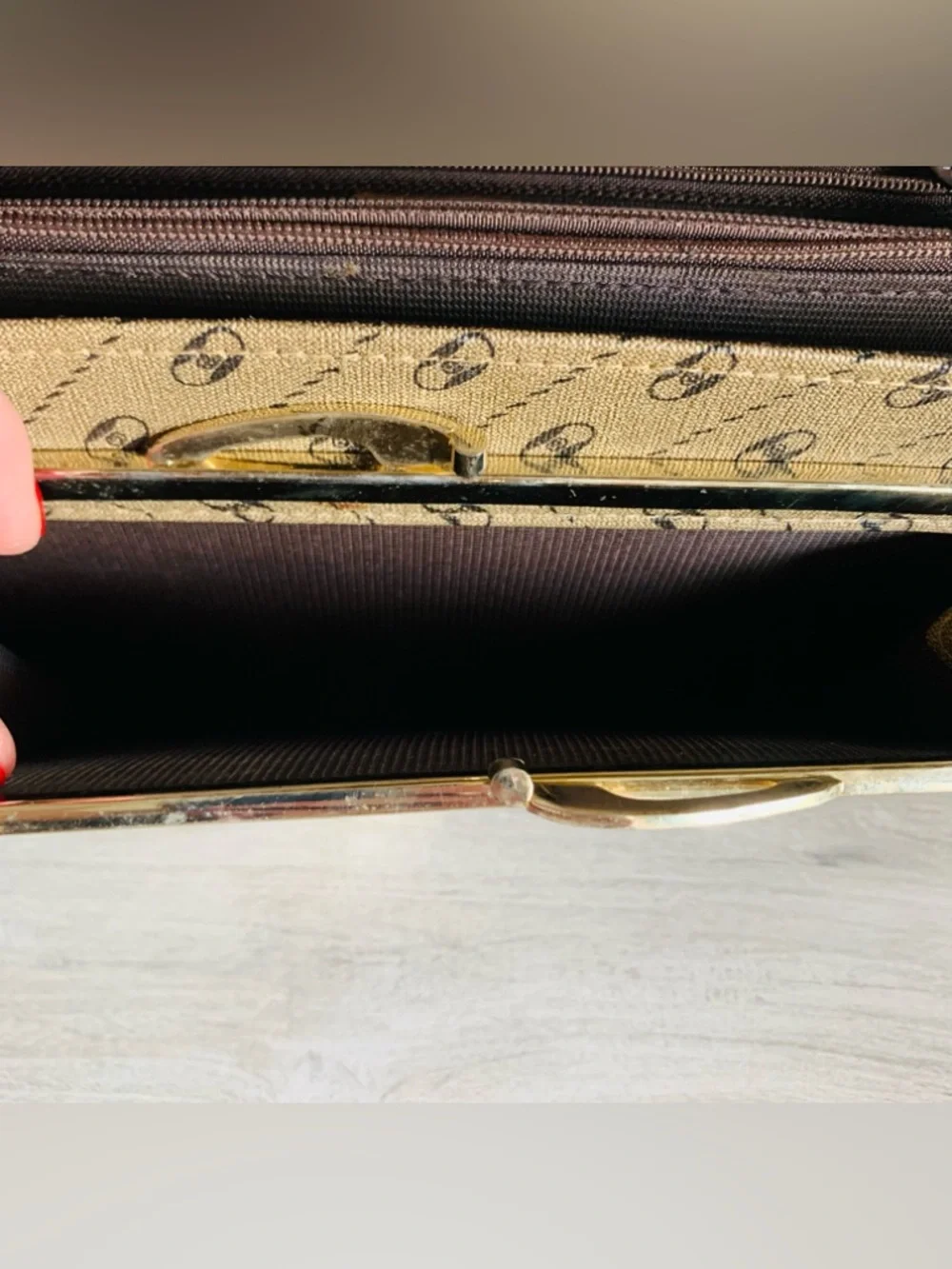 Rare Vintage GG Supreme Tan Clutch/Wallet - Picture 7 of 13